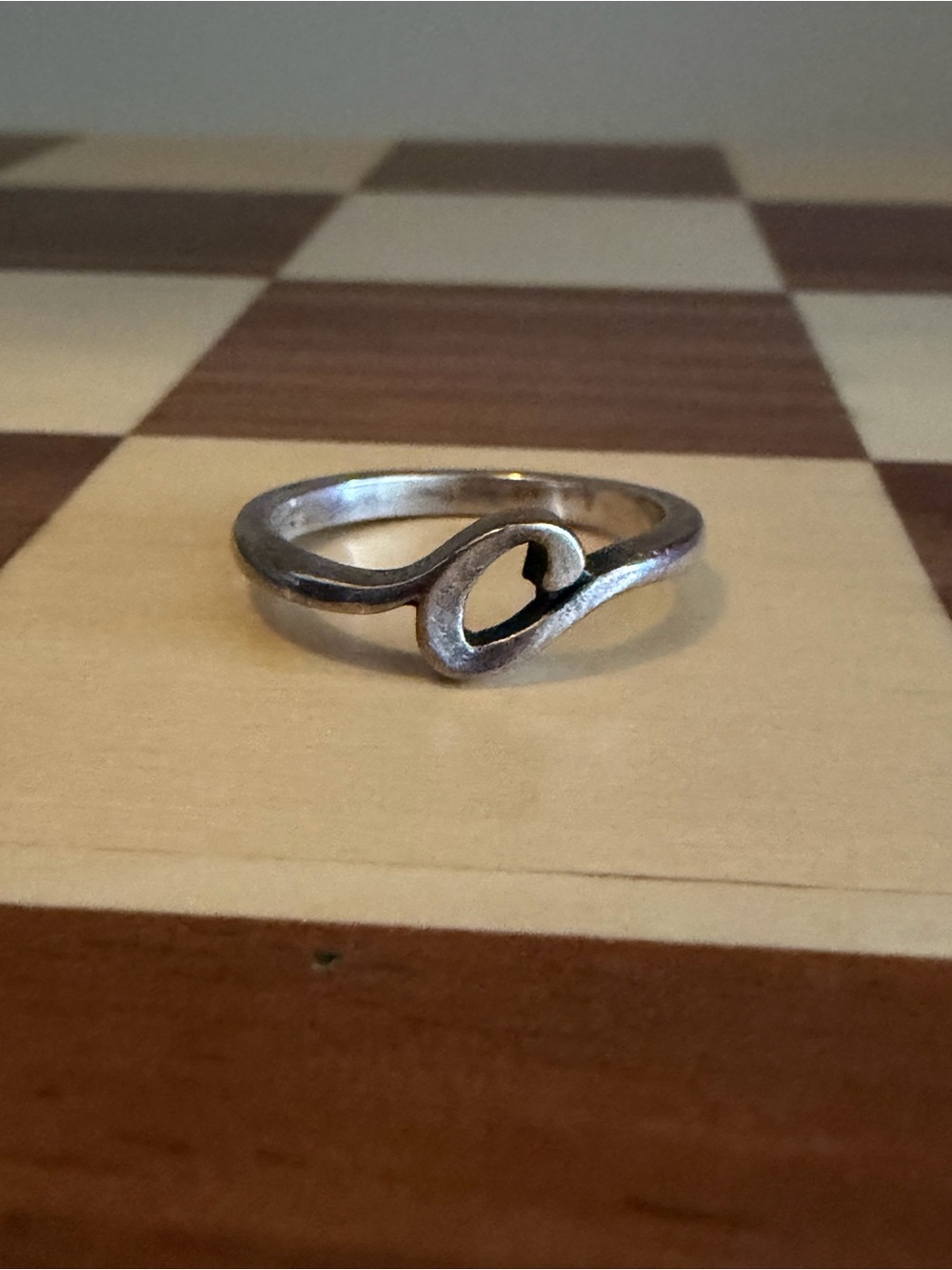 James Avery Sterling Silver Initial C ring